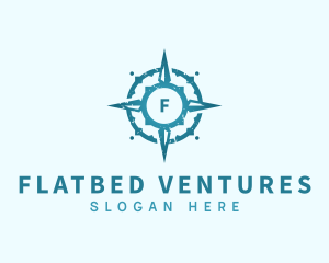 Adventure Compass Navigation logo design