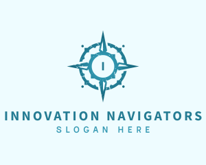 Adventure Compass Navigation logo design