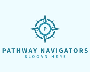 Adventure Compass Navigation logo design