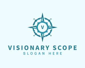 Adventure Compass Navigation logo design