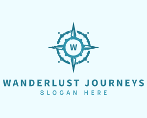 Adventure Compass Navigation logo design