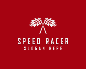 Race Flag Flame Racing logo