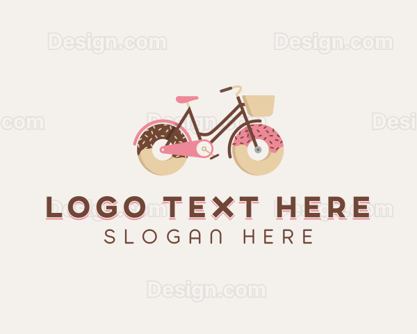 Doughnut Bicycle Cycle Logo