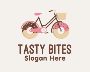 Doughnut Bicycle Cycle Logo