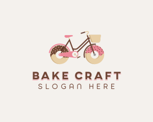 Doughnut Bicycle Cycle logo design