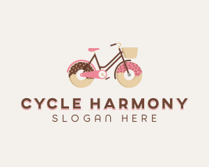 Doughnut Bicycle Cycle logo