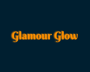 Whimsical Orange Glow logo design