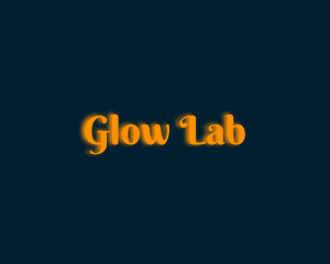 Whimsical Orange Glow logo