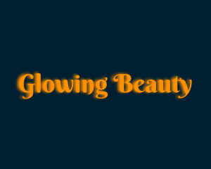 Whimsical Orange Glow logo