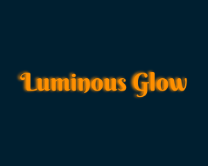 Whimsical Orange Glow logo design