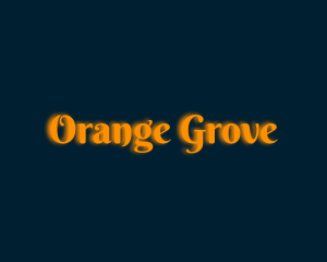 Whimsical Orange Glow logo design