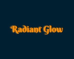 Whimsical Orange Glow logo