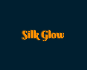 Whimsical Orange Glow logo design