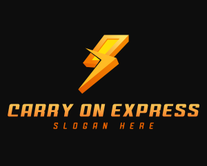 Lightning Electrical Express logo design