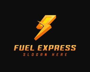 Lightning Electrical Express logo design