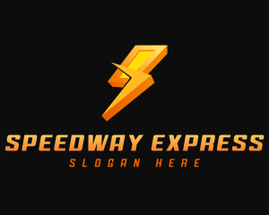 Lightning Electrical Express logo design