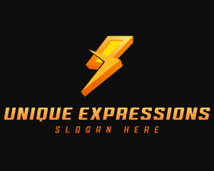 Lightning Electrical Express logo design