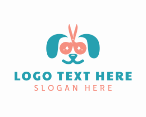 Dog Pet Grooming logo design