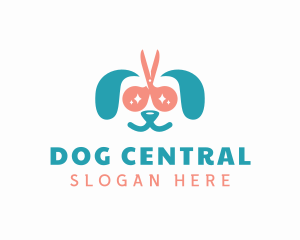 Dog Pet Grooming logo design