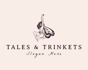 Beautiful Mythical Fairy logo