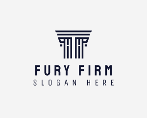 Business Firm Pillar logo design