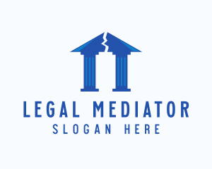 Pillar Temple Legal logo design