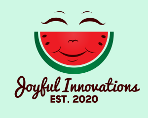 Happy Watermelon Fruit  logo