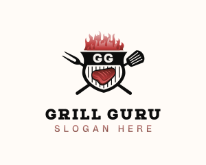 Barbecue Steak Grill logo
