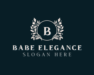 Floral Wreath Boutique logo design