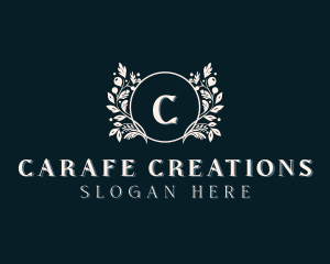 Floral Wreath Boutique logo design