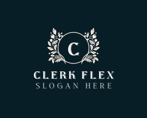 Floral Wreath Boutique logo design