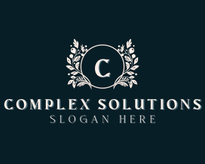 Floral Wreath Boutique logo design