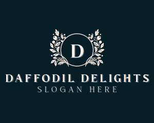 Floral Wreath Boutique logo design