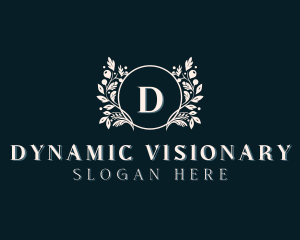 Floral Wreath Boutique logo design