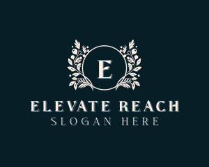 Floral Wreath Boutique logo design