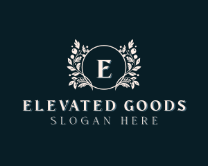 Floral Wreath Boutique logo design