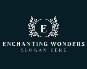 Floral Wreath Boutique logo design