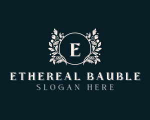 Floral Wreath Boutique logo design