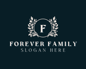 Floral Wreath Boutique logo design