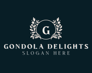 Floral Wreath Boutique logo design