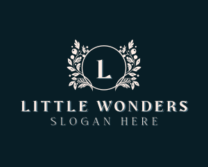 Floral Wreath Boutique logo design