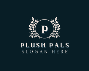 Floral Wreath Boutique logo design