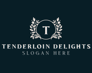 Floral Wreath Boutique logo design