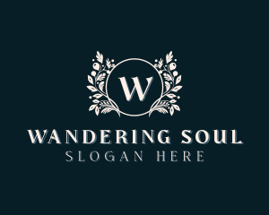 Floral Wreath Boutique logo design