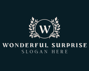 Floral Wreath Boutique logo design