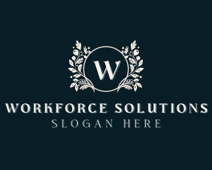 Floral Wreath Boutique logo design