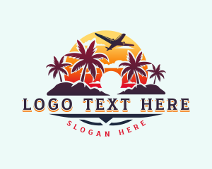 Island Vacation Adventure logo design