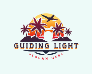 Island Vacation Adventure logo design