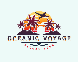 Island Vacation Adventure logo design