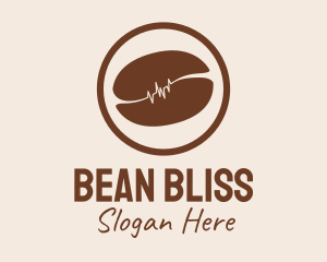 Brown Coffee Bean Farm  logo design